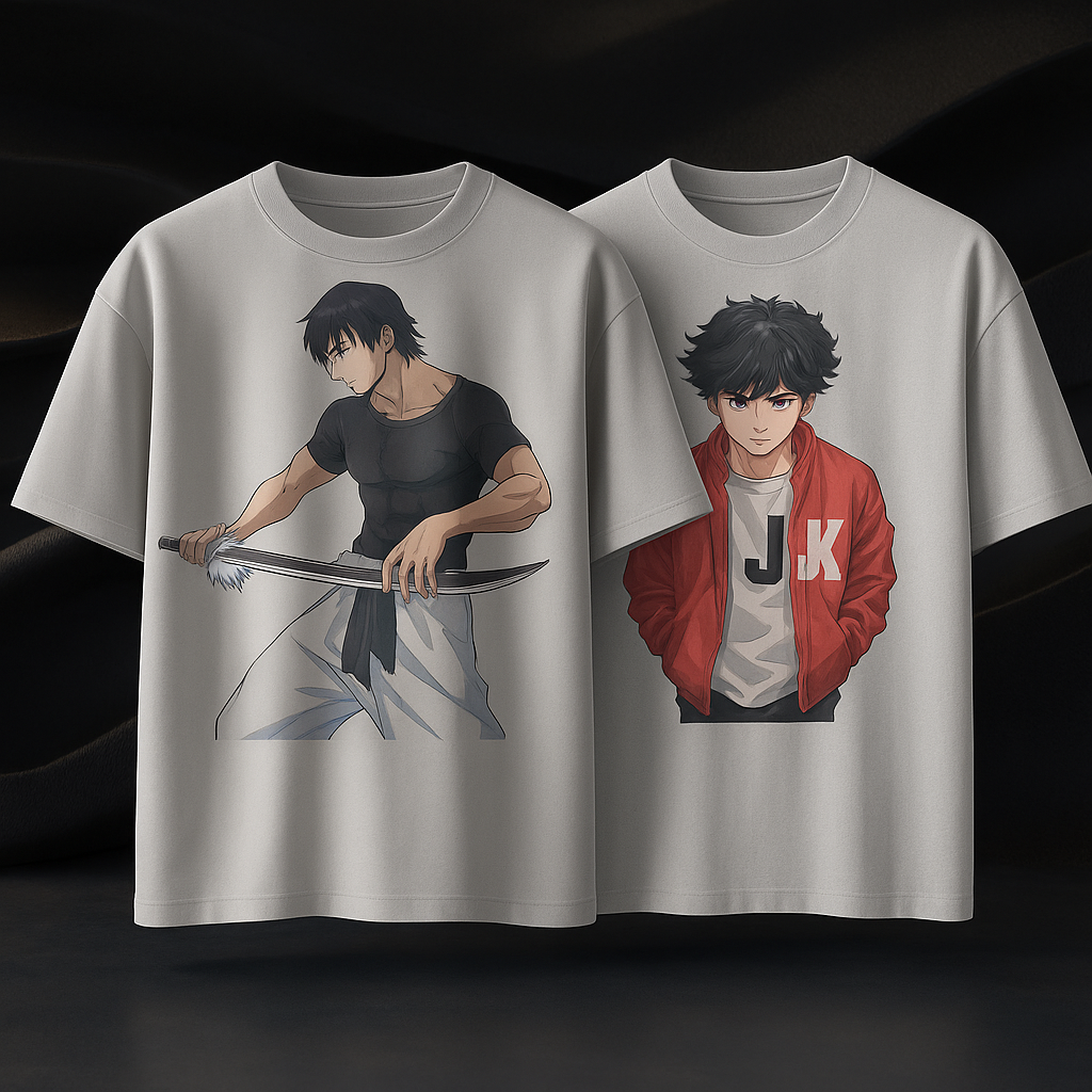 Combo Pack – 2 Premium Anime T-Shirts